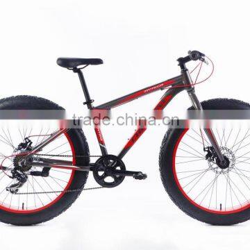 2016 new 26"7spd aluminium alloy disc brake soar snow bike,snow bicycles