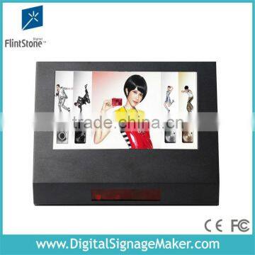 7" barcode reader LCD indoor advertising digital signage