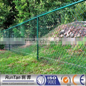 high quality hot dipped galvanized and pvc coated chain link fence supplies