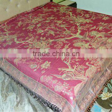 elegant bedspreads in silk wool