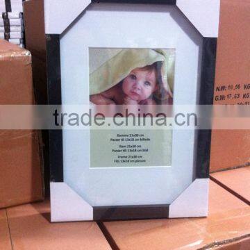 cheap baby picture MDF matted photo frame