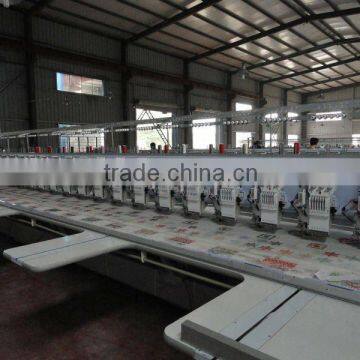 21 heads flat embroidery machine