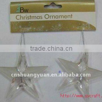 clear acrylic star