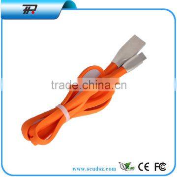 1M 2.1A Micro USB/8PIN Zinc Alloy Metal TPE Cord Data Sync Wire Charger For Samsung Galaxy S4 S3 S6 for HTC Android(ICB01) photo-3