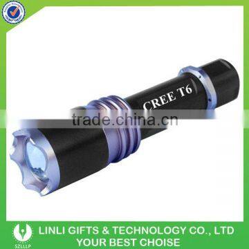 Cree t6 zoom rechargeable torch light