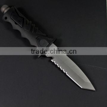 Beta titanium scuba diving knife for outdoor sports