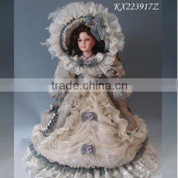 Factory price 22'' Porcelain Victoria Dolls