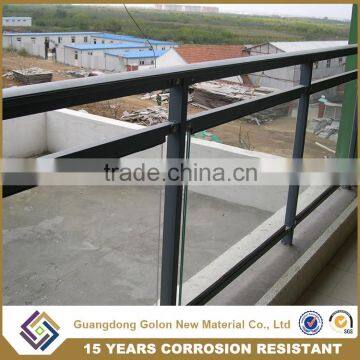 Top grade interior/exterior stair frameless balcony glass railing for building fence                        
                                                Quality Choice