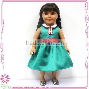 2016 popular doll dress for 18 inch girl dolls