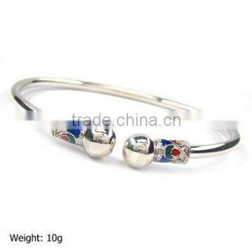 925 Silver Bangle without MOQ, Plain Silver Bangle (SZ-39)