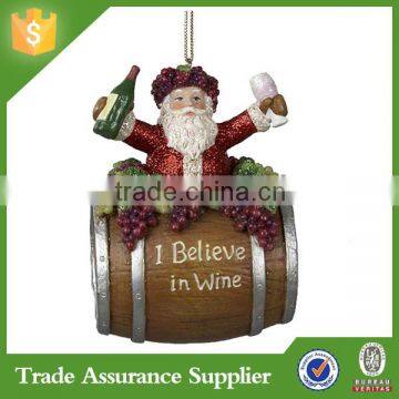 Wholesale Handing Christmas Santa Sacks Figurine