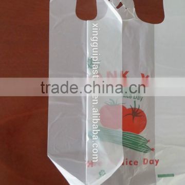 hot sale HDPE T- shirt shopping Bag