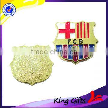 FCB gold shield shape stones electric sparking backing ball marker