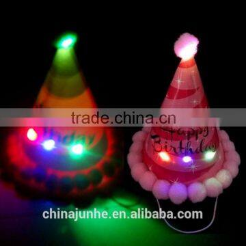 Fashionable Custom Made Led Light Cap party caps for sale