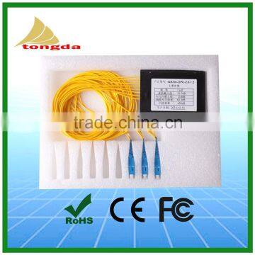 GPON Fiber Optical splitter 1x2 1x4 1x8 1x16, PLC Splitter ABS box type