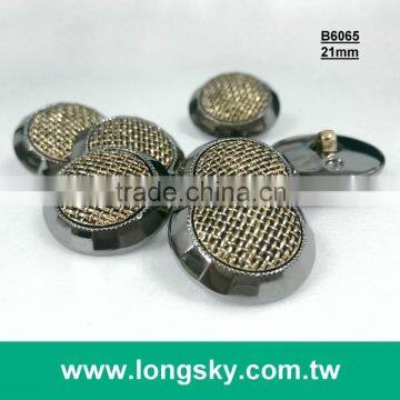 (#B6065/15mm, 21mm) 2 pieces combination button for winter fashion garments