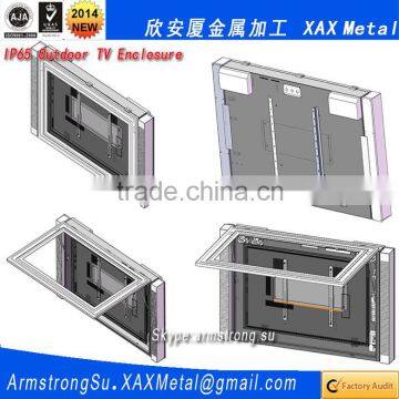 XAX85TV lcd display metal outdoor tv enclosure