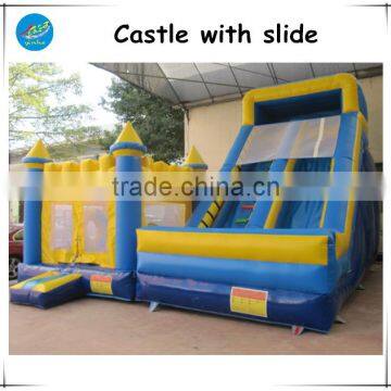 New design Popular Inflatable combo bouncer castle with slide for kids