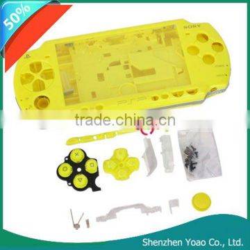 For PSP Slim Faceplate(Front And Back Yellow)