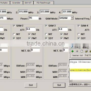 ip to rf Converter Scrambler Modulator (TS IP/multicast Gigabit In,4*DVB-C RF Out) photo-4