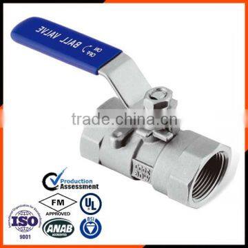 1PC SS304 Casting Ball Valve 2000 PSI