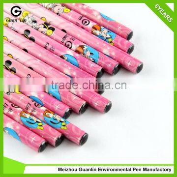 New Arrival Standard 12 Pcs Cartoon Pink Dipped Pencil photo-4