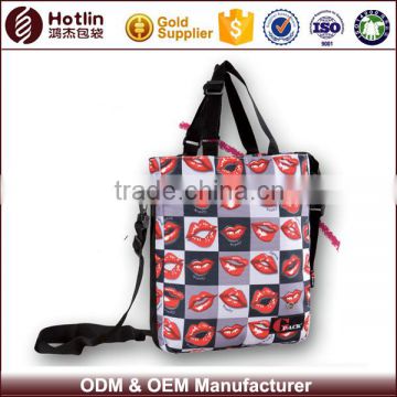 Leisure Lips Pattern Cute Tote Bag For School Girl