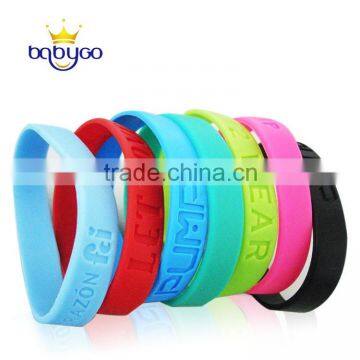 embossed mosquito repellent bracelet