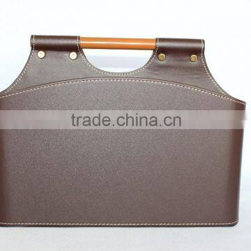 Faux Leather Storage Baskets for Sundries/ Decorative Cardboard Storage Basket photo-6