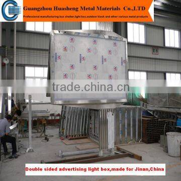 prefab advertising light box with stand/outdoor light box with stand