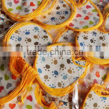 Baby Bib Cotton Terry With TPU Coating Back Soft Bib Made in China Cotton Toddle Scarf Baby Jersey Adjustable Bib photo-5