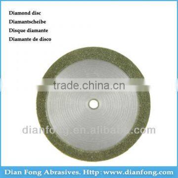 22mm Flexible Miniature Solid Dental Edge Coated Diamond Cutting Separating Disc