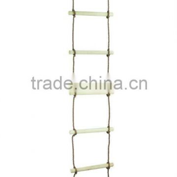 wooden rope ladder