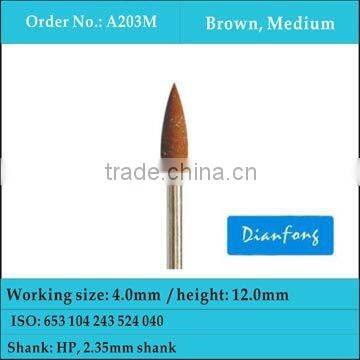 brown felx silicon rubber dental rotary tools