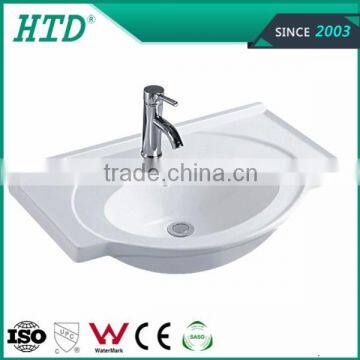 HTD-823BCeramic Above counter art basin