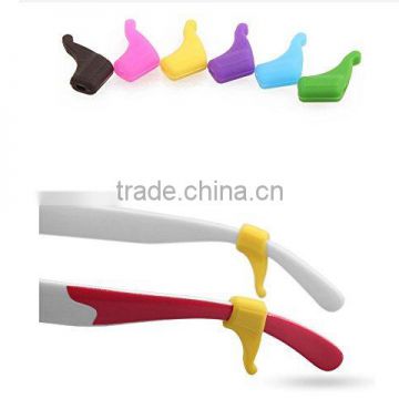 comfortable silicone anti-slip temple tips for glasses accessories