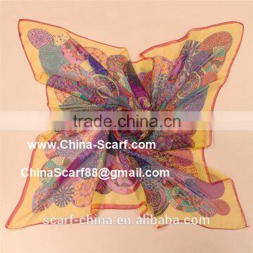 Silk Scarf Beach Scarf Shawl photo-5