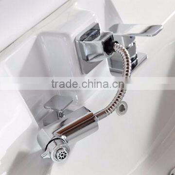 ROCH 8030 Wall Hung Solid Wood Bathroom Vanity High Gloss Varnish photo-2