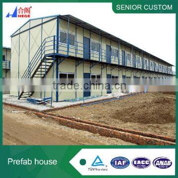 Temporary modular prefabricated 3 story house, site camp