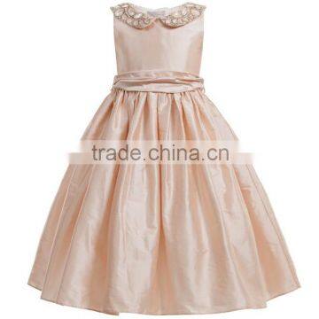 Fashion Style Baby Girls Dresses Cute Girl Wedding Dress With Peter Pan Collar Fancy Kids Clothes CMGD90326-6