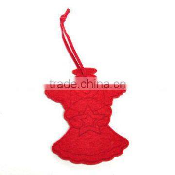 Woolen polyester felt Christmas tree hanger