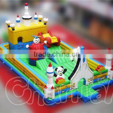 Giant Commercial Inflatable Funcity Playground for Rental Used photo-2