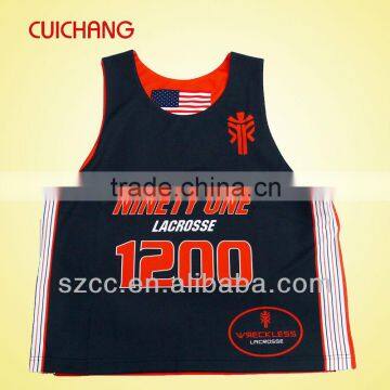 2014 new style of dye sublimation lacrosse jerseys