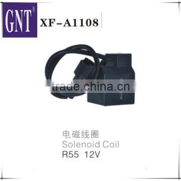 excavator solenoid coil for R55 12V