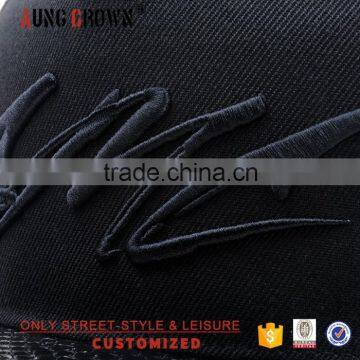 Wholesale Custom Black Snakeskin Snapback Cap photo-4