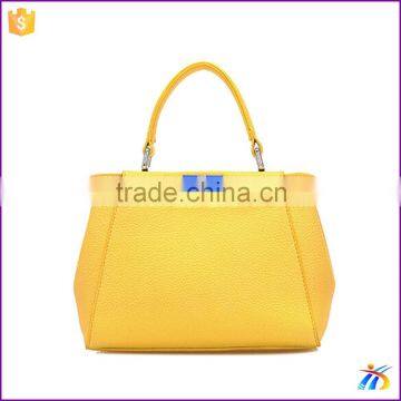 PU leather ladies handbags designer for cheap price European style single shoulder use bags