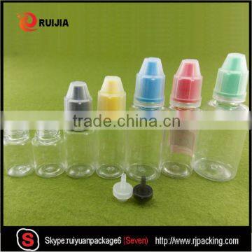 4ml 5ml 8ml 10ml 15ml 20ml 30ml clear amber blue green black white e-liquid empty pet plastic dropper bottle with childproof cap                        
                                                                                Supplier's Choice