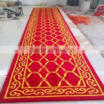 handtufted carpet for hotel entrance hall way