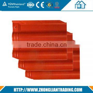 flat ceramic roof tile plastic construction material roof tile