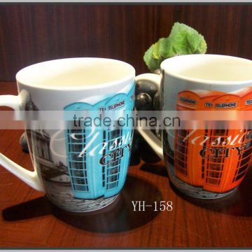 high quality 13oz porcealin coffee mug with decal